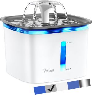 Veken 95oz/2.8L Pet Fountain